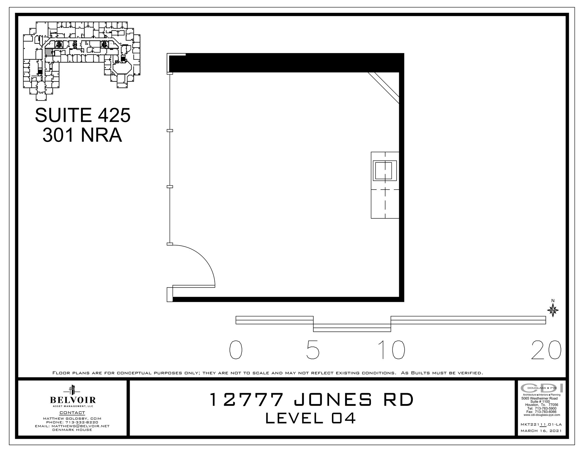 12777 Jones Rd, Houston, TX à louer Plan de site- Image 1 de 1