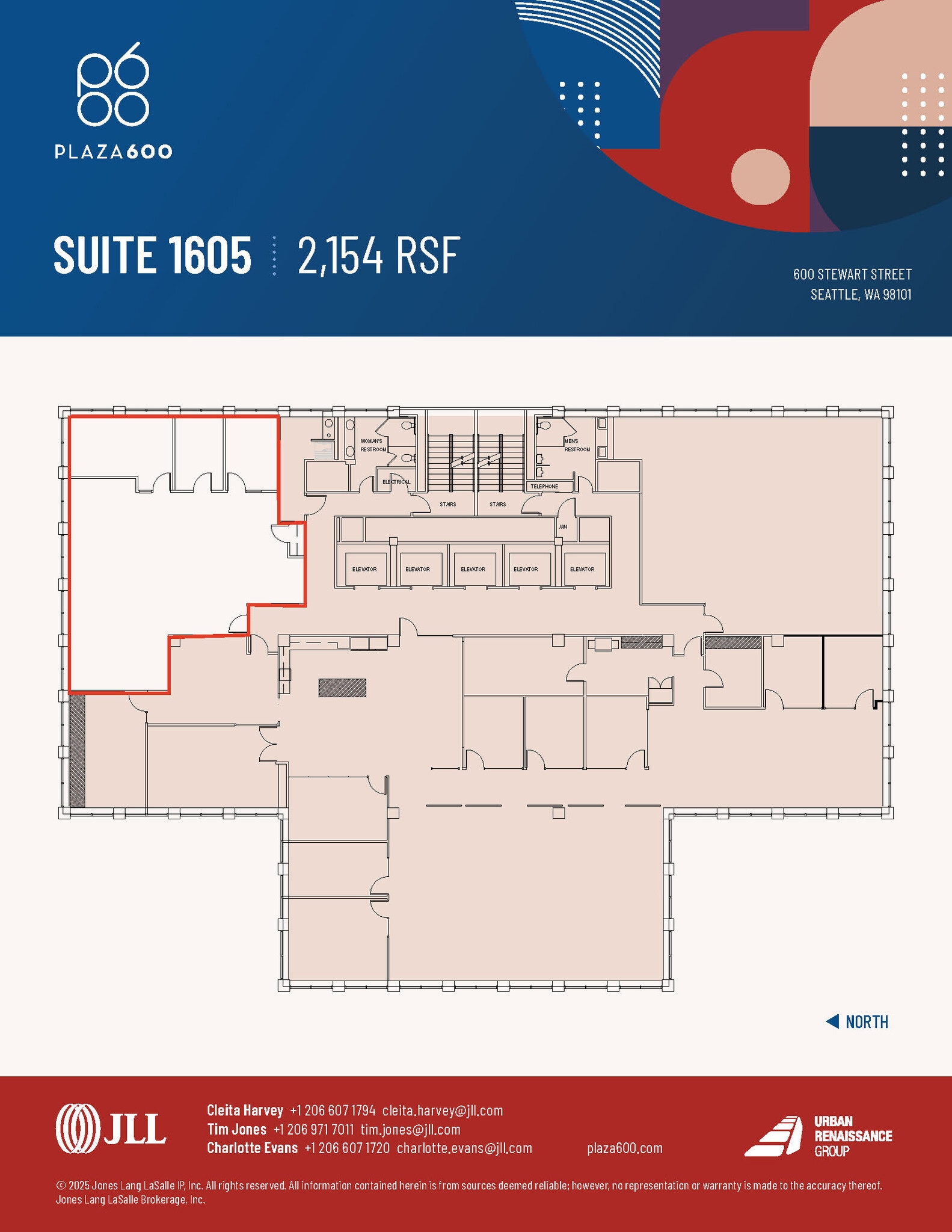600 Stewart St, Seattle, WA for lease Floor Plan- Image 1 of 1