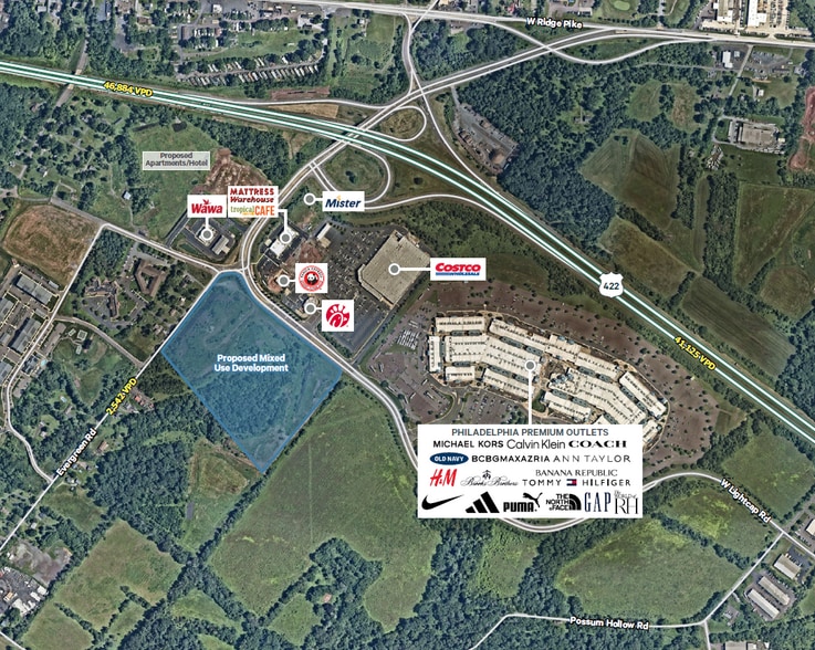 Route 422 & Evergreen Rd, Limerick, PA for lease - Building Photo - Image 1 of 3