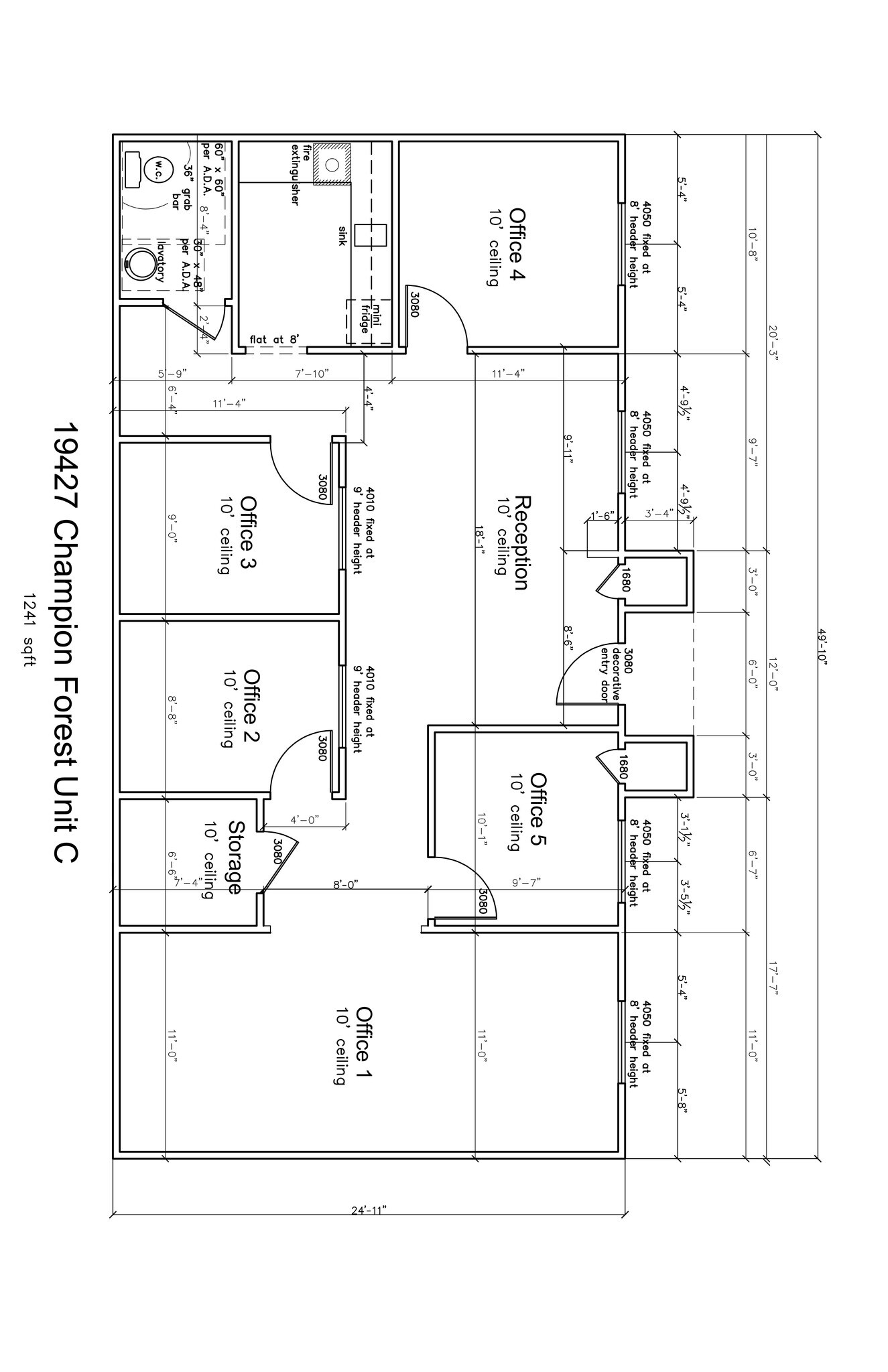 19427 Champion Forest Dr, Spring, TX for lease Site Plan- Image 1 of 5