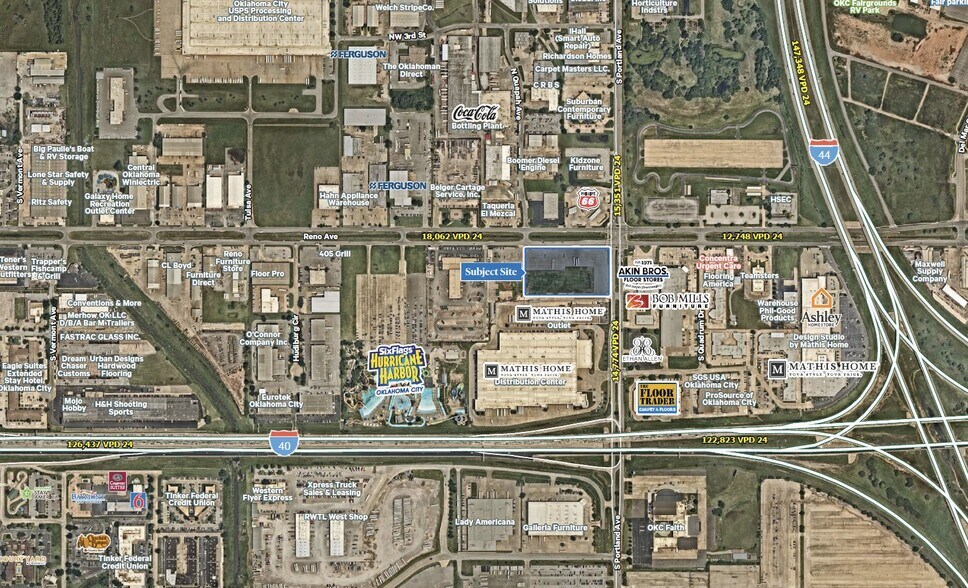 3700 W Reno Ave, Oklahoma City, OK à vendre - Aérien - Image 2 de 3