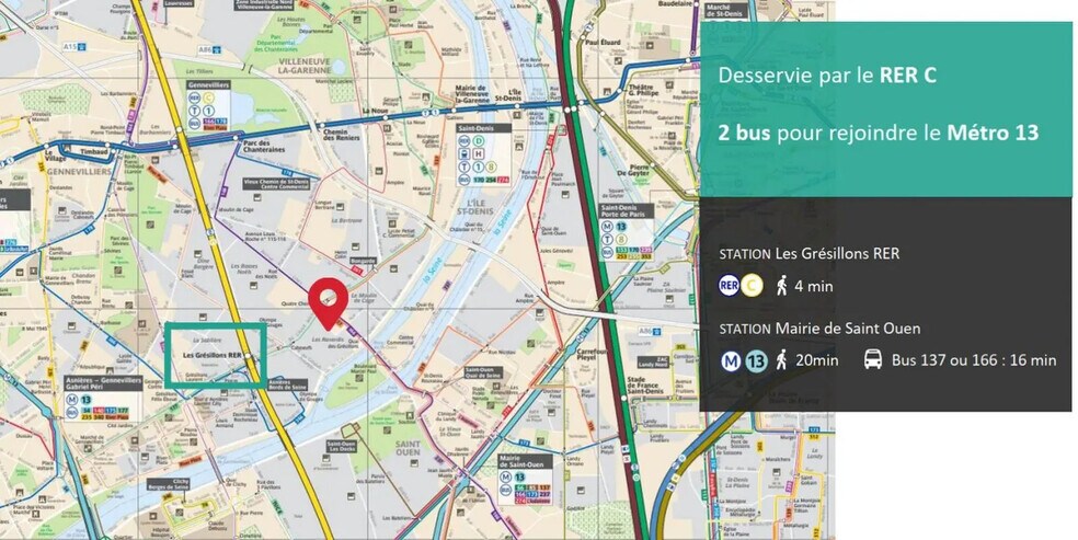 Flex dans Gennevilliers à louer - Photo du bâtiment - Image 3 de 5