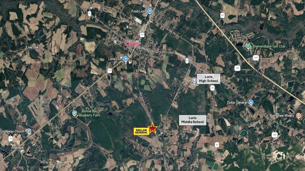 1376 Red Bluff Rd, Loris, SC à vendre - Photo du bâtiment - Image 3 de 4