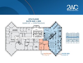 2 Wisconsin Cir, Chevy Chase, MD à louer Plan d  tage- Image 1 de 1