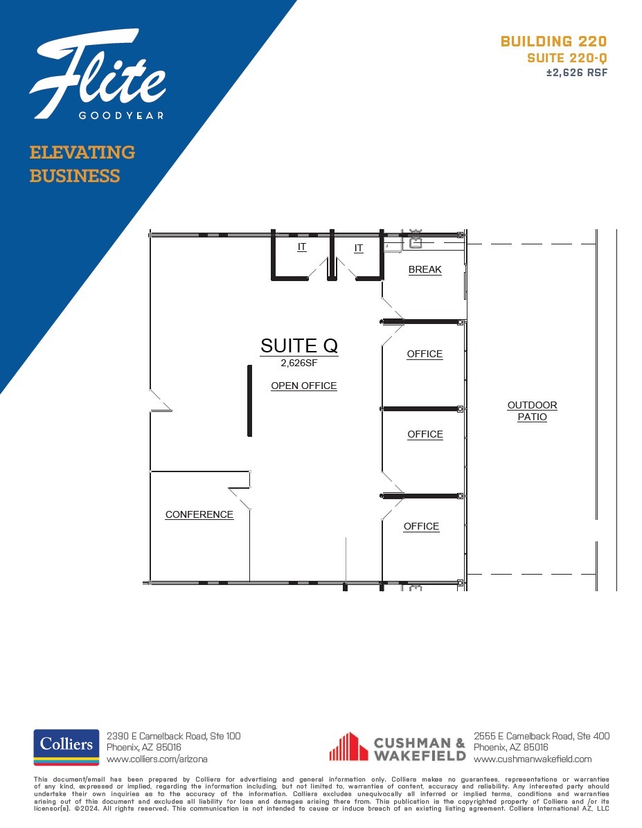 1300 S Litchfield Rd, Goodyear, AZ à louer Plan d  tage- Image 1 de 6