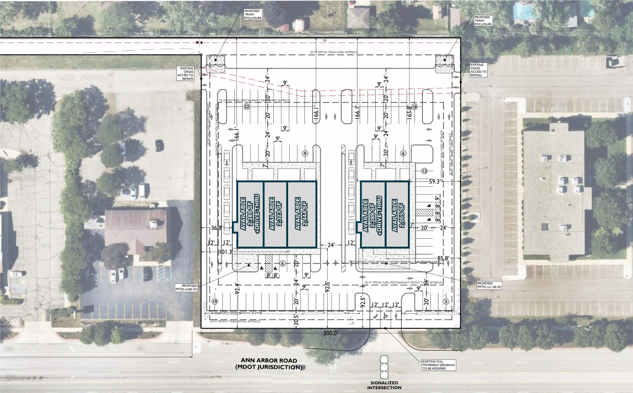 40700 Ann Arbor Rd E, Plymouth, MI for lease Site Plan- Image 1 of 2
