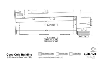 2019 N Lamar St, Dallas, TX à louer Plan d’étage- Image 1 de 1