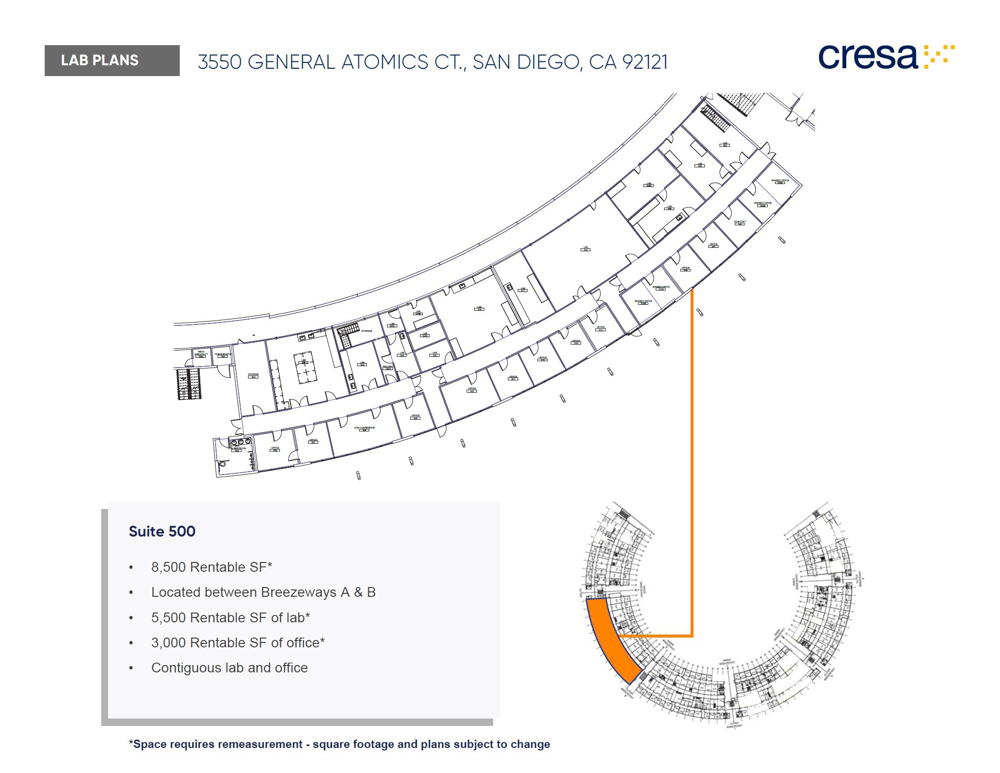 3550 General Atomics Ct, San Diego, CA for lease Floor Plan- Image 1 of 1