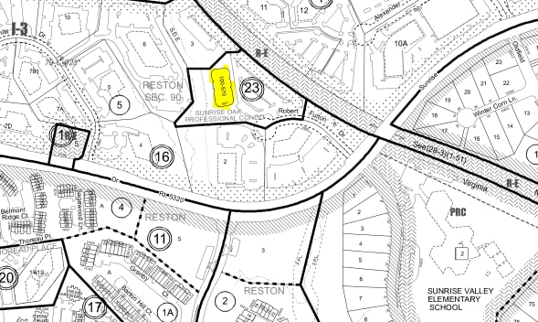 1801 Robert Fulton Dr, Reston, VA for sale - Plat Map - Image 3 of 12