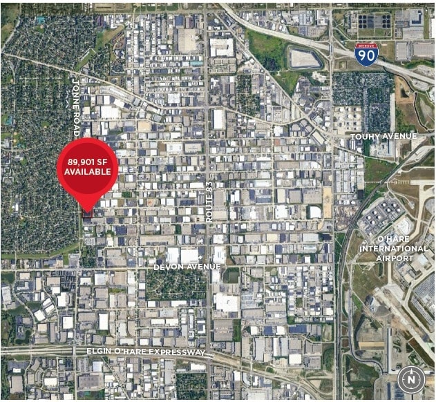 1845 Tonne Rd, Elk Grove Village, IL for lease Aerial- Image 1 of 6