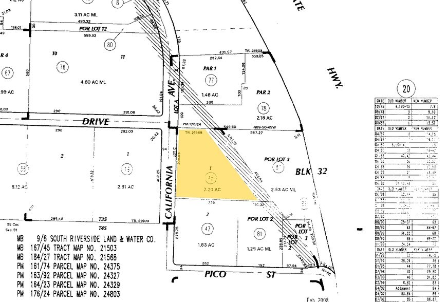 1761 California Ave, Corona, CA à louer - Plan cadastral - Image 3 de 6
