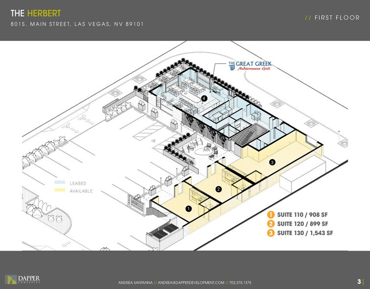 801 S Main St, Las Vegas, NV à louer - Plan d’étage - Image 2 de 14