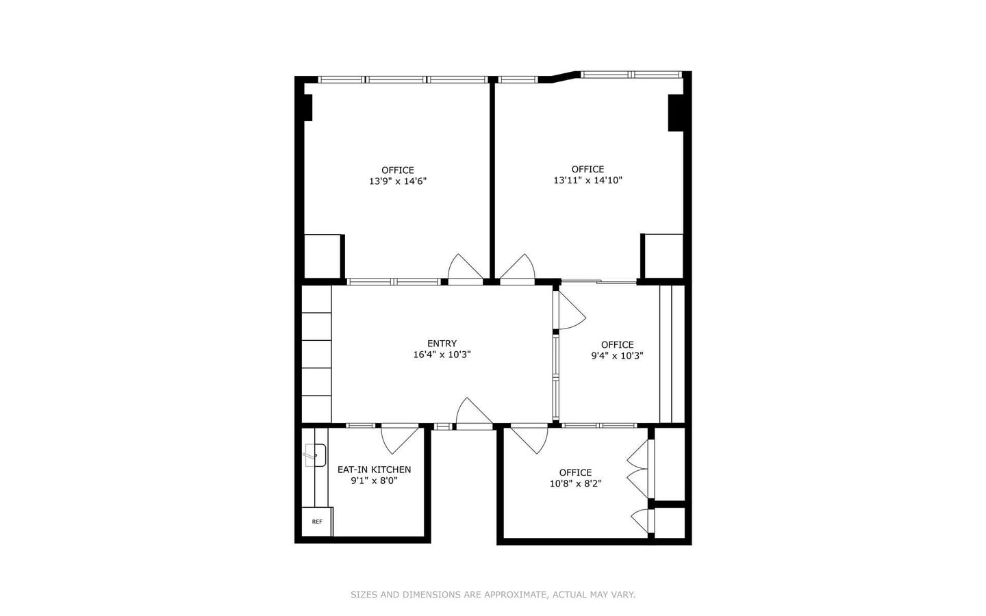 50 W 47th St, New York, NY 10036 - Unit 1608 -  - Floor Plan - Image 1 of 9