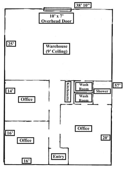 118 S Pope St, Atkinson, NC à vendre - Plan d’étage - Image 2 de 2