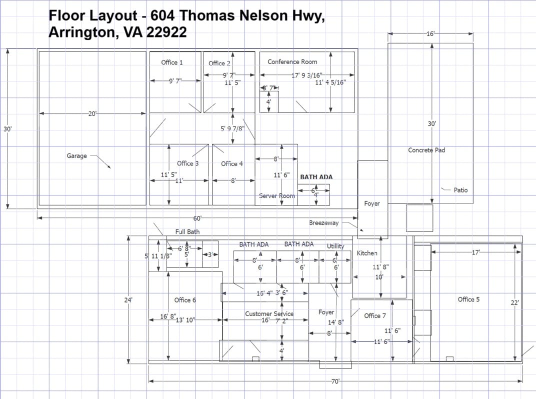 604 Thomas Nelson Hwy, Arrington, VA for lease Interior Photo- Image 1 of 2