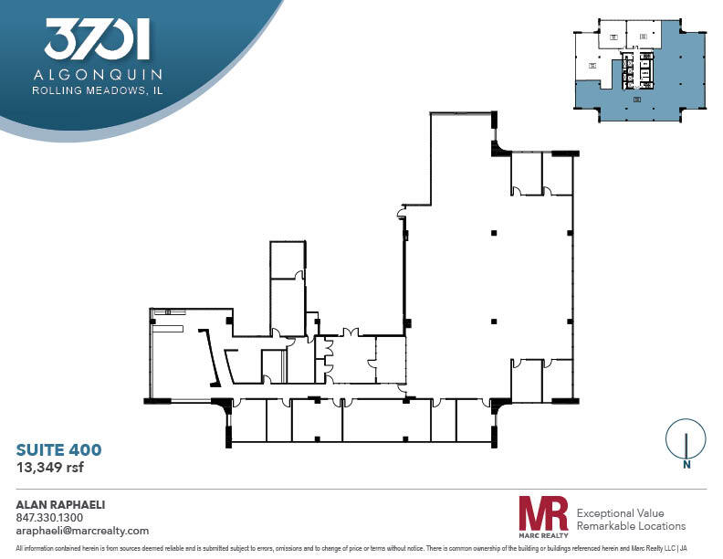 3701 Algonquin Rd, Rolling Meadows, IL à louer Plan d’étage- Image 1 de 10