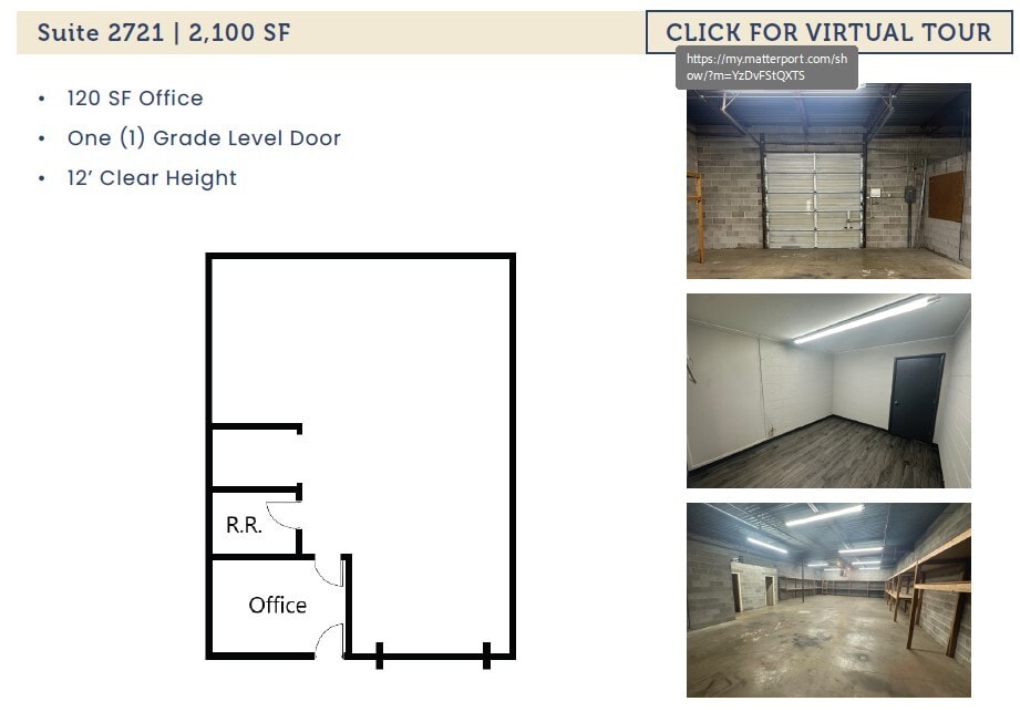 2711-2725 Cullen St, Fort Worth, TX for lease Interior Photo- Image 1 of 1