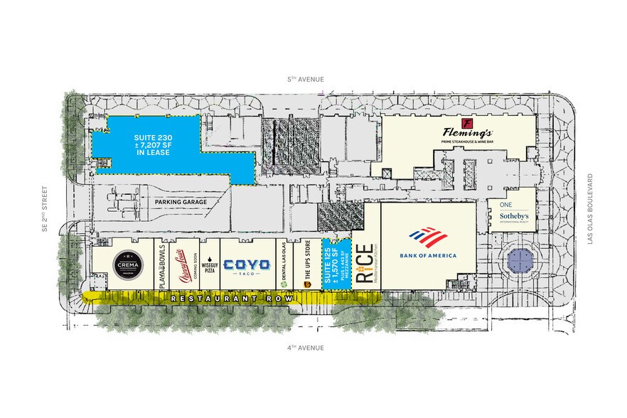 401 E Las Olas Blvd, Fort Lauderdale, FL à louer - Plan d’étage - Image 3 de 8