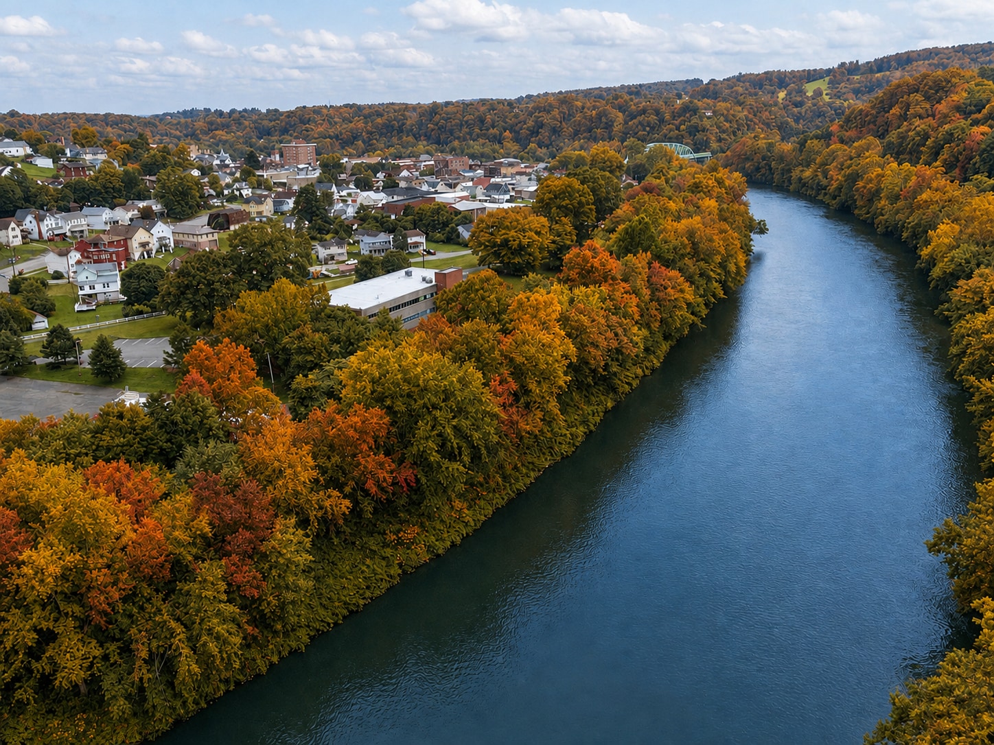 1 Kiski Ave, Leechburg, PA for sale Aerial- Image 1 of 22