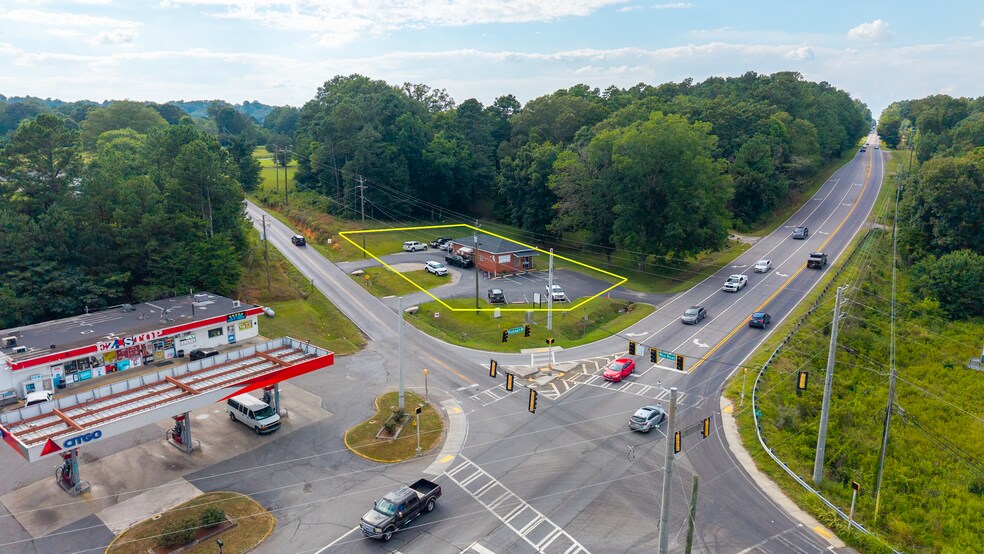 4450 Rockmart Rd SE, Silver Creek, GA à vendre - Aérien - Image 3 de 6