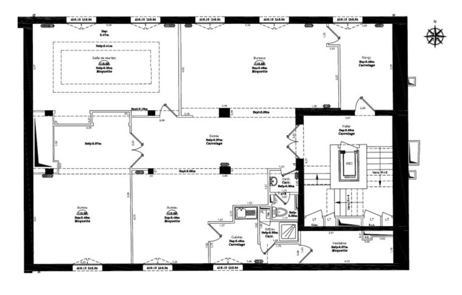 Office in Versailles for lease - Floor Plan - Image 3 of 3