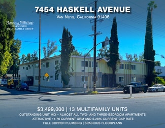 More details for 7454 Haskell Ave, Van Nuys, CA - Multifamily for Sale
