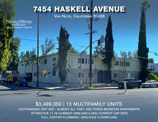 More details for 7454 Haskell Ave, Van Nuys, CA - Multifamily for Sale