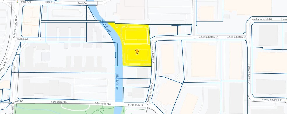 820-836 Hanley Industrial Ct, Brentwood, MO à louer - Plan cadastral - Image 3 de 3