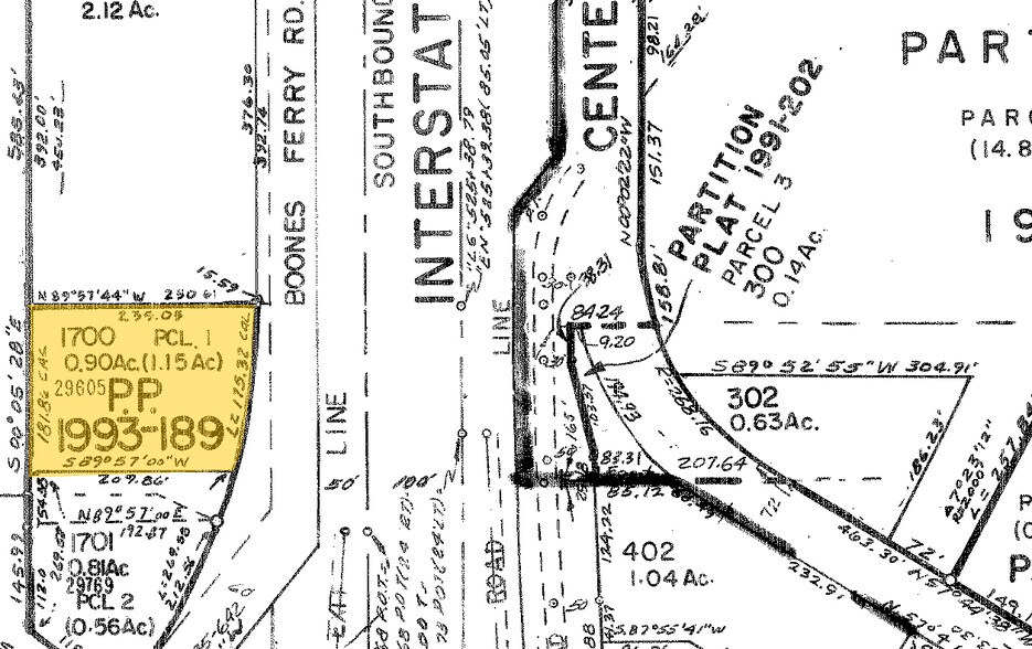 29755-29757 SW Boones Ferry Rd, Wilsonville, OR à louer - Plan cadastral - Image 2 de 15