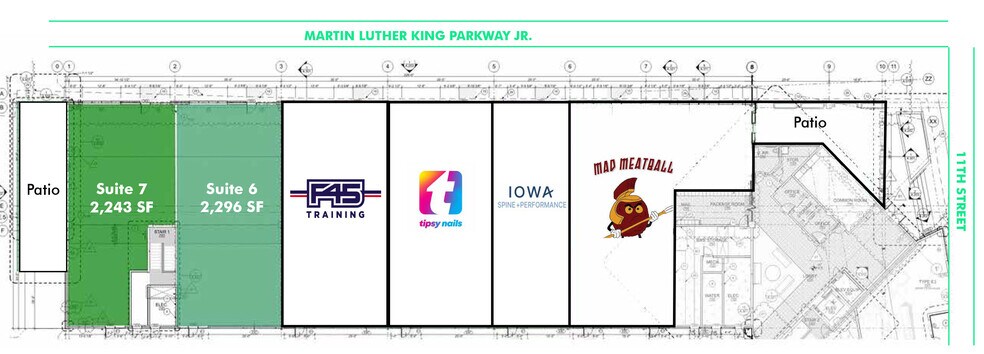 210 SW 11th St, Des Moines, IA à louer - Photo du bâtiment - Image 2 de 5