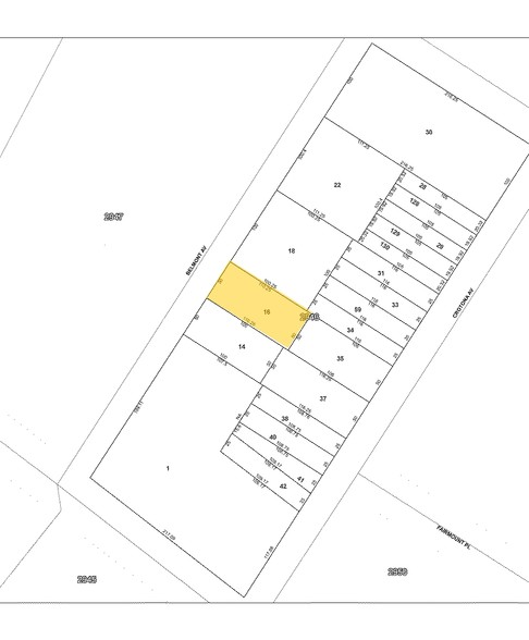 1898 Belmont Ave, Bronx, NY à vendre - Plan cadastral - Image 3 de 3