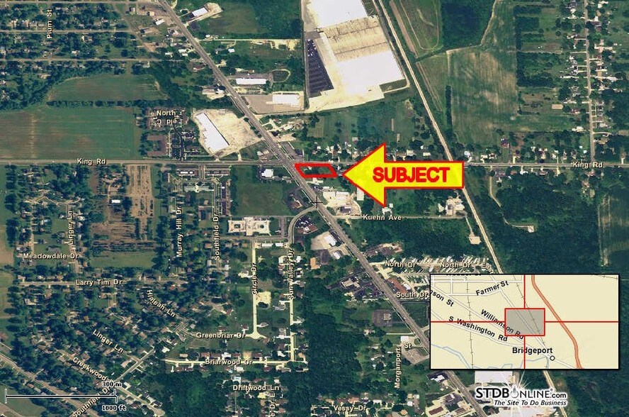 5543 Dixie Hwy, Saginaw, MI à vendre - Aérien - Image 2 de 2