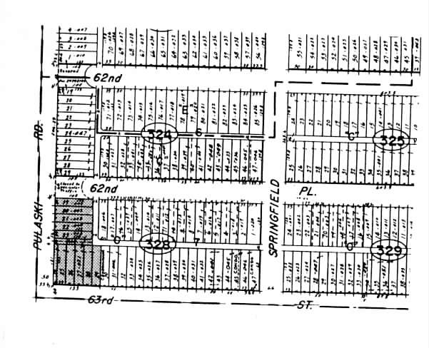 3946-3958 W 63rd St, Chicago, IL à louer - Plan cadastral - Image 2 de 4