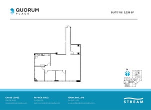 14901 Quorum Dr, Dallas, TX for lease Floor Plan- Image 1 of 1