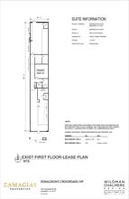 3909-4007 Washington Rd, McMurray, PA à louer Plan d’étage- Image 2 de 2