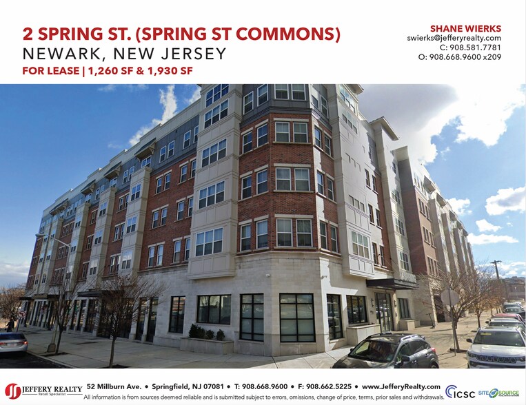 2 Spring St, Newark, NJ à louer - Photo du bâtiment - Image 2 de 4