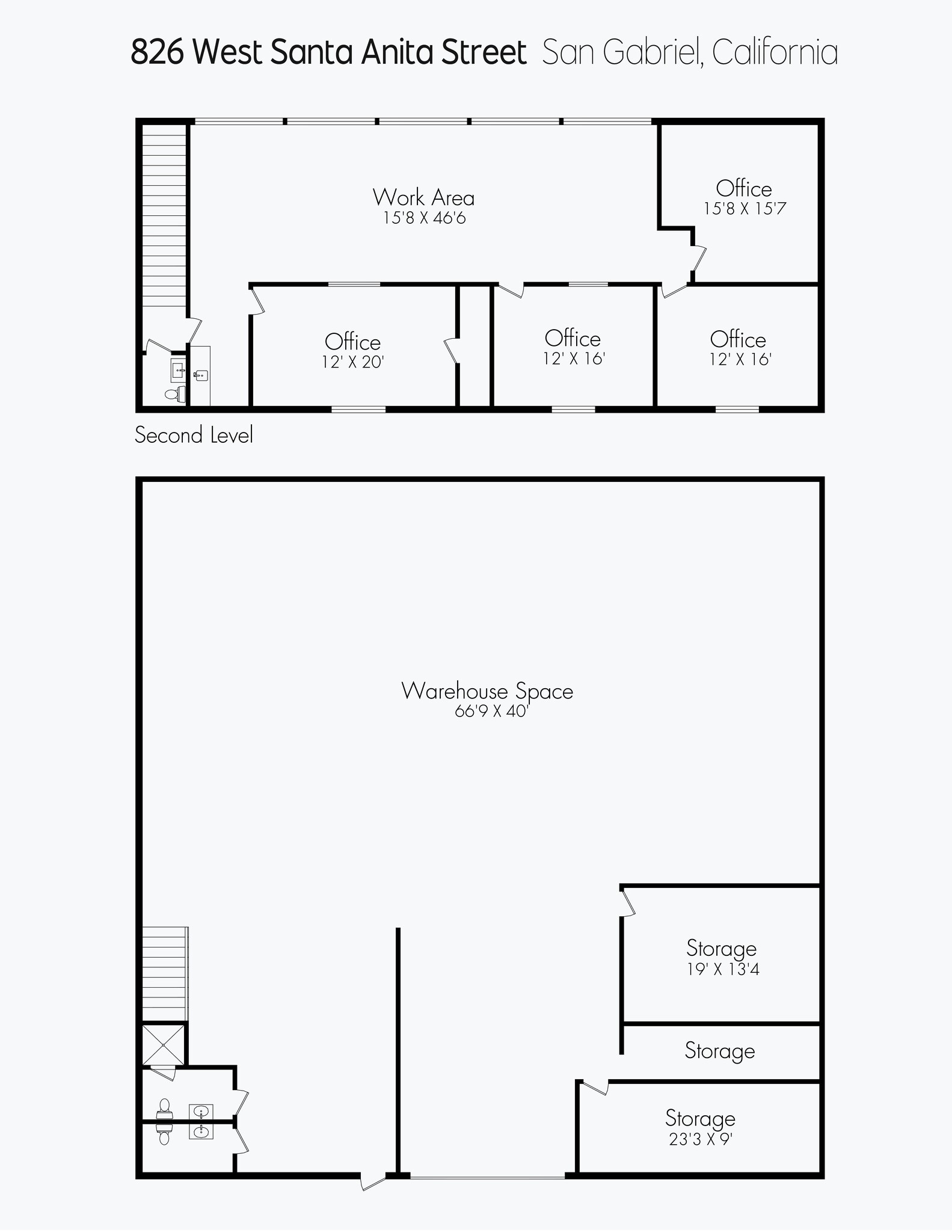 826 W Santa Anita Ave, San Gabriel, CA for lease Site Plan- Image 1 of 1