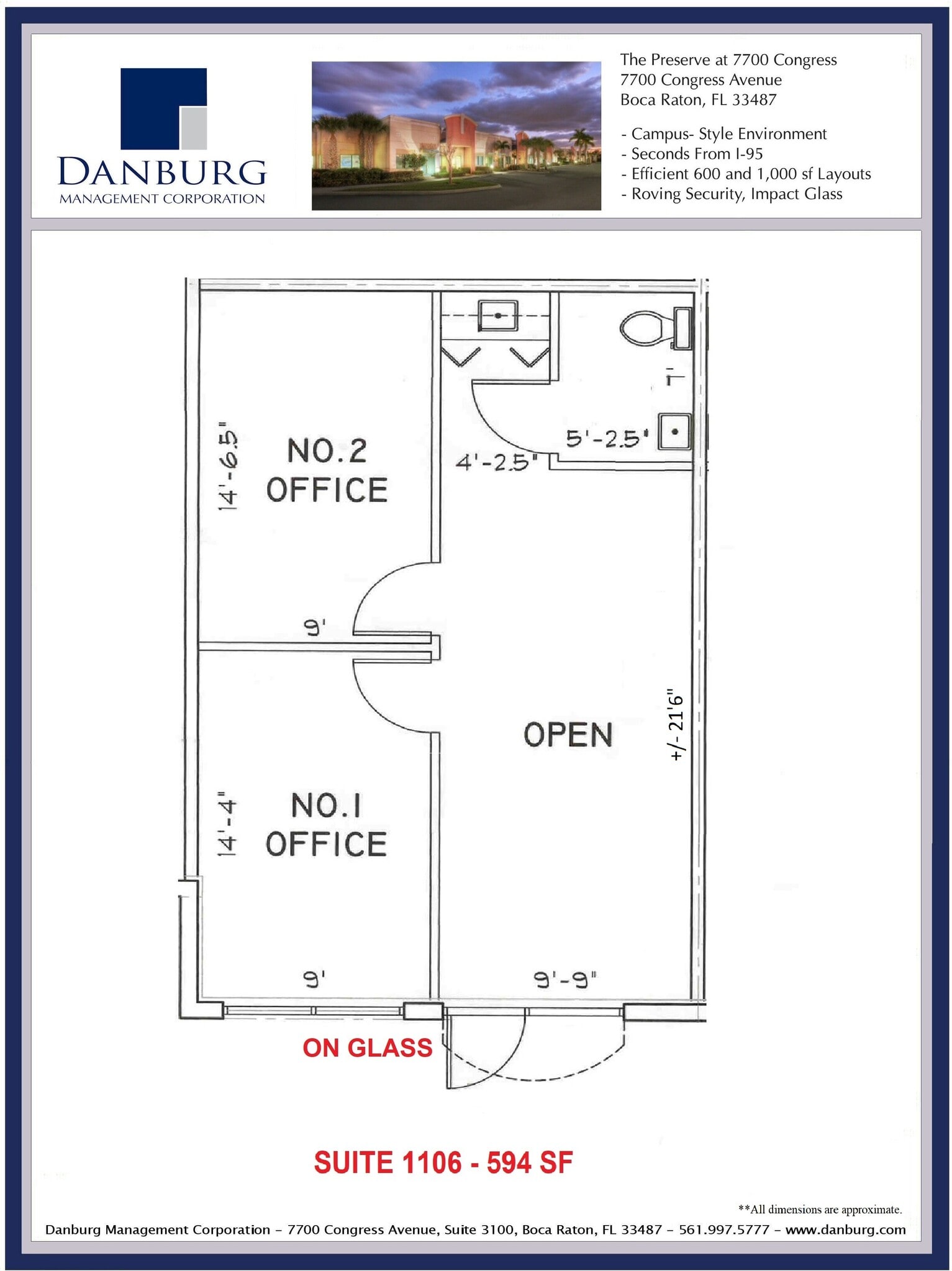 7700 Congress Ave, Boca Raton, FL for lease Floor Plan- Image 1 of 1