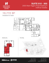 2500 W Higgins Rd, Hoffman Estates, IL à louer Plan d’étage- Image 2 de 2