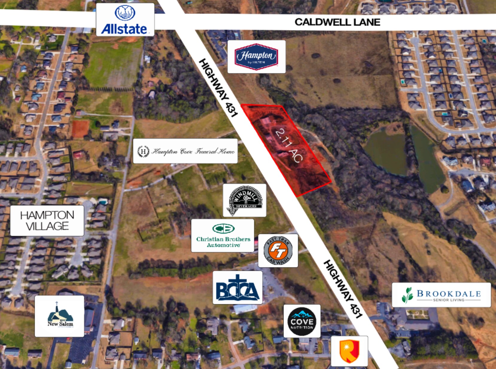 Highway 431, Hampton Cove, AL à vendre Photo du bâtiment- Image 1 de 3