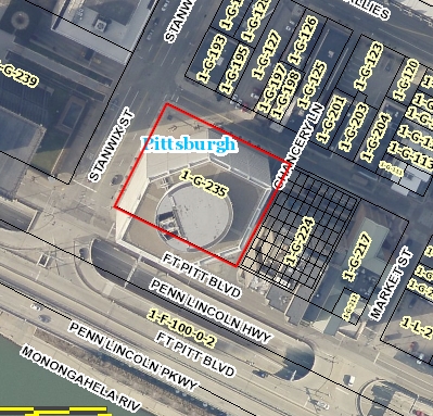 20 Stanwix St, Pittsburgh, PA for lease - Plat Map - Image 2 of 6