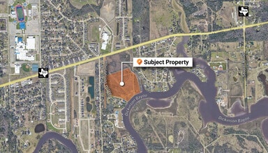 4300 Whispering Dr, Dickinson, TX - AERIAL  map view