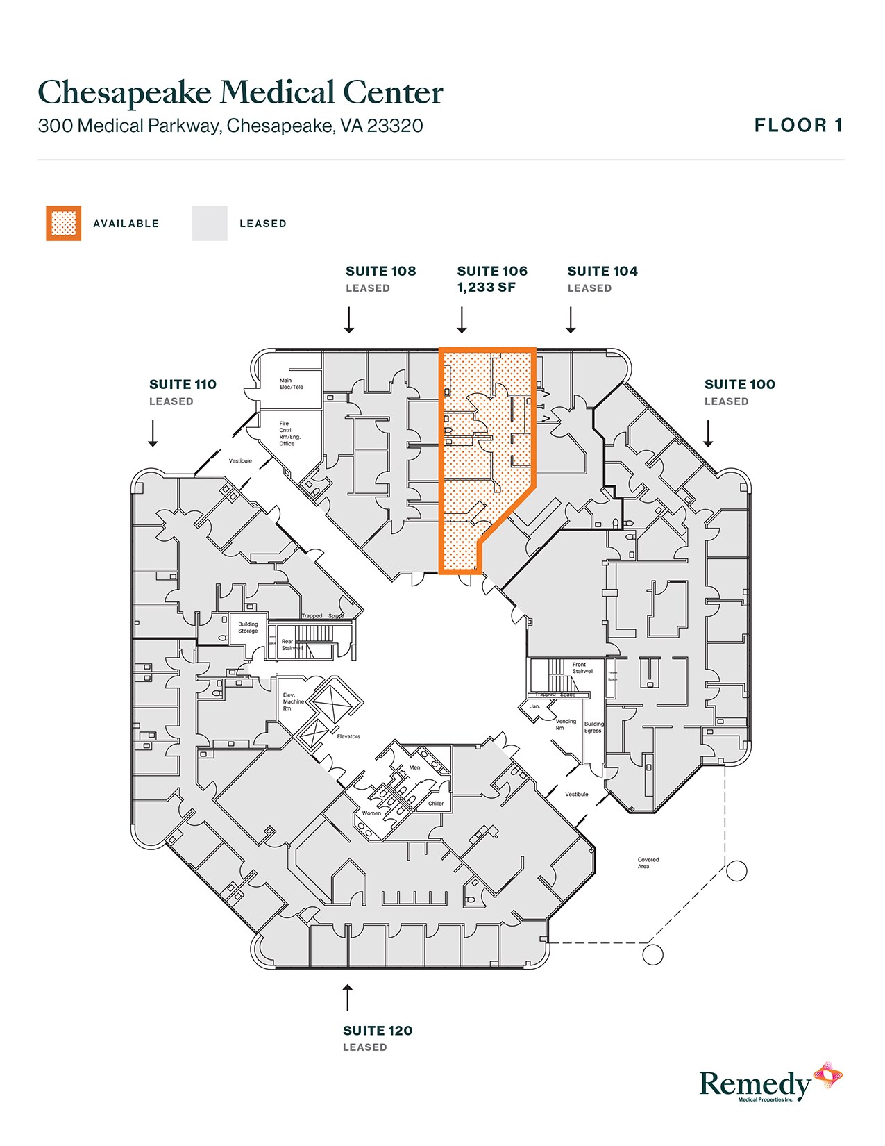 300 Medical Pky, Chesapeake, VA for lease Floor Plan- Image 1 of 4