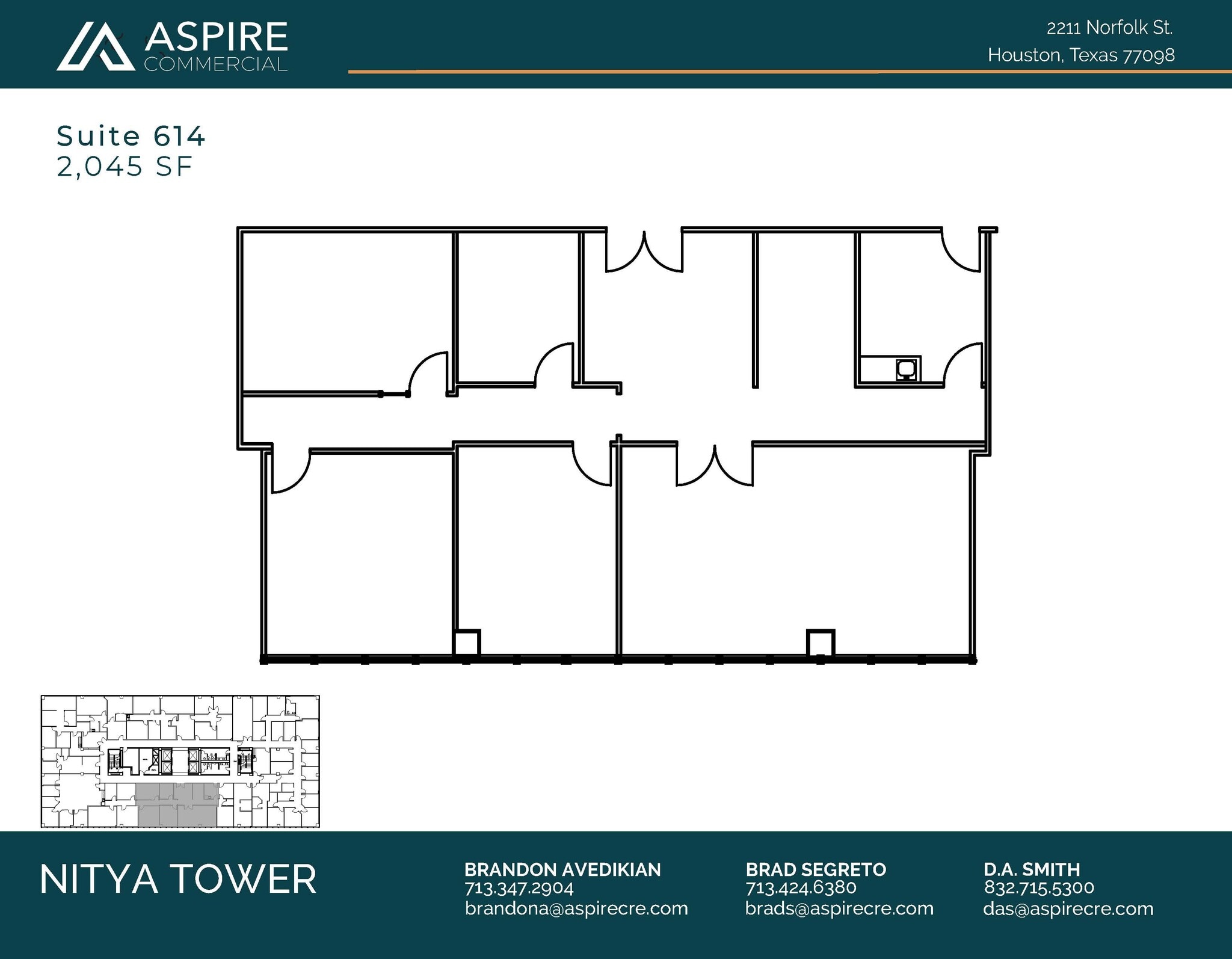 2211 Norfolk St, Houston, TX for lease Floor Plan- Image 1 of 1