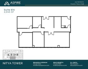 2211 Norfolk St, Houston, TX for lease Floor Plan- Image 1 of 1