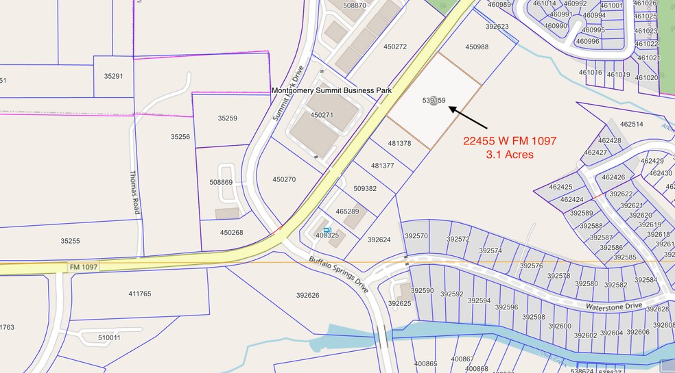 22455 FM 1097, Montgomery, TX à louer - Aérien - Image 2 de 8