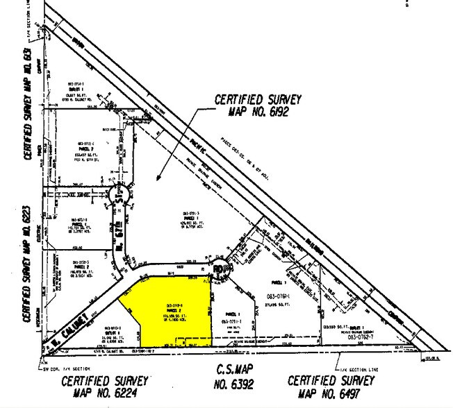6619 W Calumet Rd, Milwaukee, WI à louer - Plan cadastral - Image 3 de 4