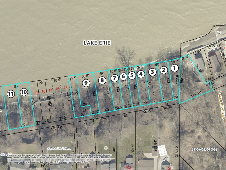 0 Lake Front Dr, Erie, PA à vendre - Plan cadastral - Image 2 de 26