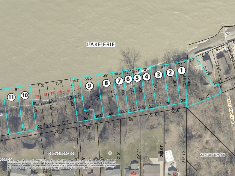 0 Lake Front Dr, Erie, PA for sale - Plat Map - Image 2 of 26