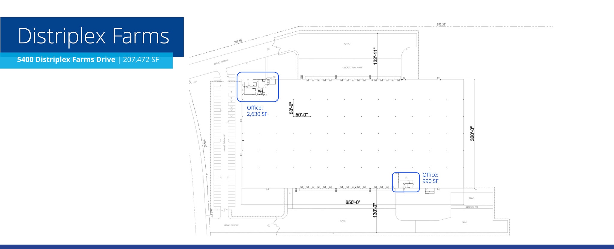 5400 Distriplex Farms Dr, Memphis, TN for lease Floor Plan- Image 1 of 1